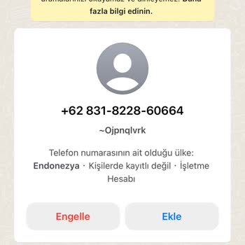 WhatsApp Kişisel Bilgilerimin WhatsApp Tarafından İznim Olmadan Paylaşılması