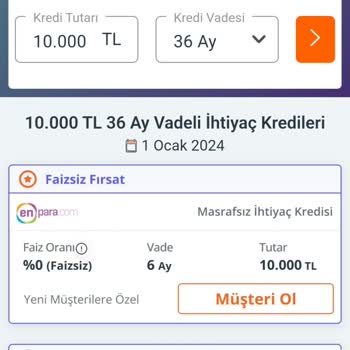 Enpara Yeni Müşterilere Özel 0 Faizsiz Kampanya Aldatmacası