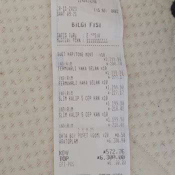 Süvari Giyim Kalitesiz Ürün Hayal Kırıklığı Yarattı