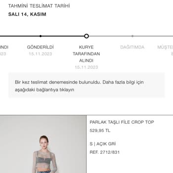 Zara'dan Vermiş Olduğum Sipariş Kayıp, İade Yok