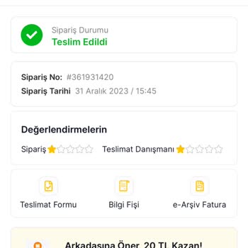 Migros Uygulaması-eksik Ürün Gönderimi - Çözüm Bulmuyorlar