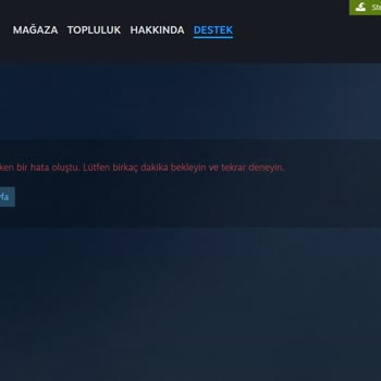 Steamın Yardım Konusunda Yetersizliği