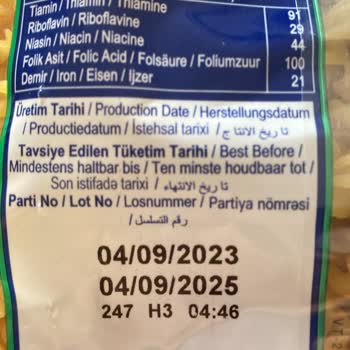 Nuh'un Ankara Makarnası A101'den Aldığım Makarnada Siyah Partiküller!