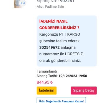 Podyum Plas İademi Yap