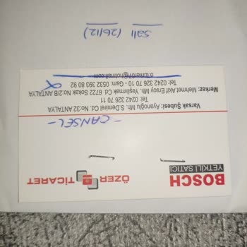 Bosch Ankastre Fırın Ve Ocak İle İlgili Mağduriyet Hk.