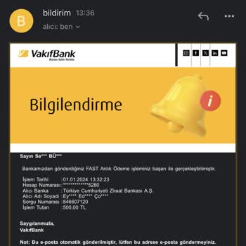 VakıfBank Mobil Bankacılık Kullanılmadığı Halde Bildirim Gelmeye Devam Ediyor