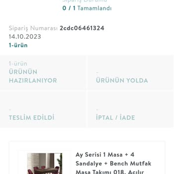 Vivense Mobilya Alışverişinde Yaşanan Teslimat Sorunları