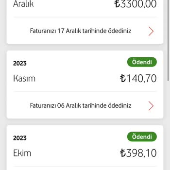 Vodafone Fatura Şoku Ve Hizmet Mağduriyeti