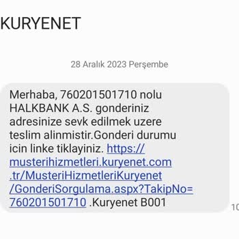 Kuryenet Teslimat Sorunu Ve Gönderi Takip Sorgulama Sorunu