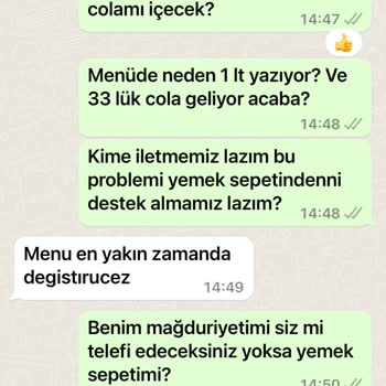Yemeksepeti Tavuk Burger Menüsünden Eksik Ürün!