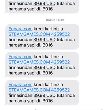 Steam Games Hesabımdan Para Çekti
