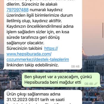 Hepsiburada Çevrimiçi Alışveriş Platformunda Ürün Temin Ve Gönderim Sorunu
