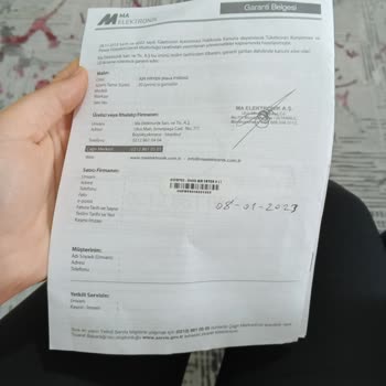 Onvo Garantiye Giden Ürünüm Bozuk Geldi