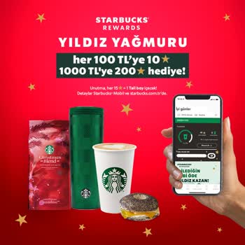 Starbucks Ödeme Sonrası Kampanyadaki Yıldızlar Verilmedi.