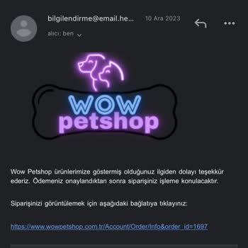 Wow Petshop Wowpetshop Ürün Teslimatı Sorunu
