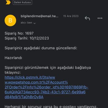 Wow Petshop Wowpetshop Ürün Teslimatı Sorunu