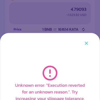 Binance Pankek Swap Üzerinden Kata Coin Satamıyorum