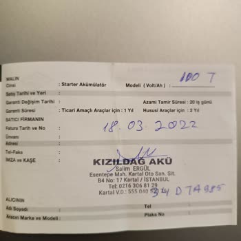 Povver Akü Garanti Suresi Dolmadan Şişen Ve Tamamen Biten Akü