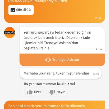 Trendyol Ve Satıcı Kitchen Line'dan Şikayetçiyim