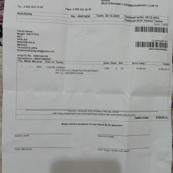 Casper Via Telefonu Değiştirmek İstiyorum Yardım İstiyorum Sizden