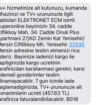 Superonline Telefonda Verdiği Taahhütlere Uymuyor