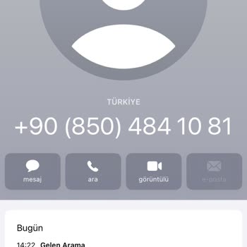0850 484 10 81 08504841081 Numara Hakkında Suç Duyurusu