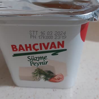 Bahçıvan Süzme Peynir Paketi Açtığımda Küflenmişti