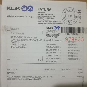 LG TV Arıza Şikayet