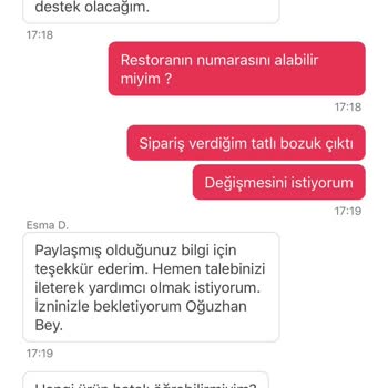 Yemeksepeti Çevrimiçi Siparişte Yaşanan Sorunlar Ve Müşteri Hizmetleri İletişimi