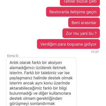 Yemeksepeti Çevrimiçi Siparişte Yaşanan Sorunlar Ve Müşteri Hizmetleri İletişimi