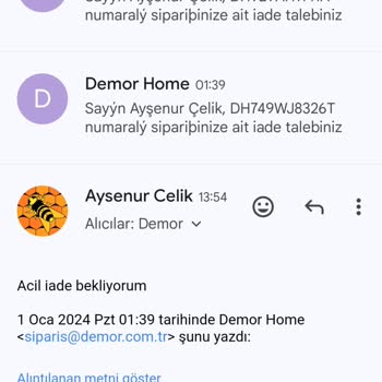 By Kılcı Perde Demorhome Demor İptal Edilmesi