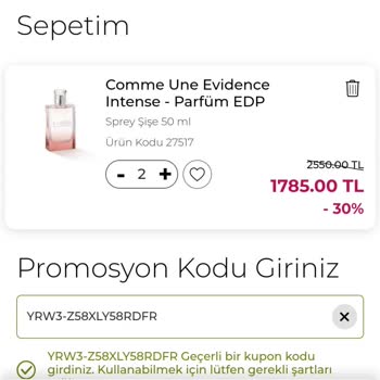 Yves Rocher Doğum Günü Kampanyasını Kullanamıyorum