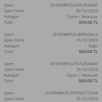 İşyerimpos Hesabımdan Para Çekti