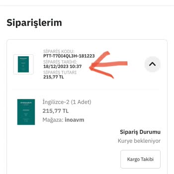 Epttavm İnoavm Siparişimi Günlerdir Bekletiyor