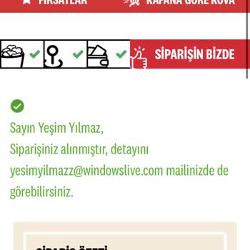 KFC Siparişimi Teslim Etmedi