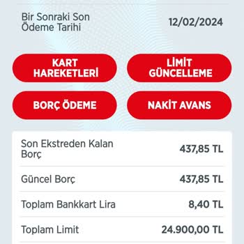 Ziraat Bankası Kartıma Fazladan Borç Yansıtıyor