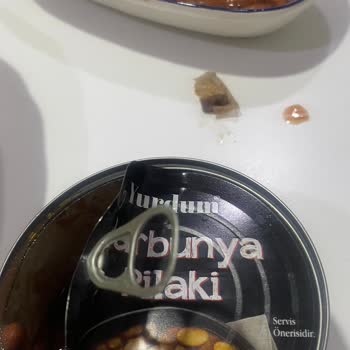 Yurdum Konserve Yurdum Barbunya Pilaki Şikayeti