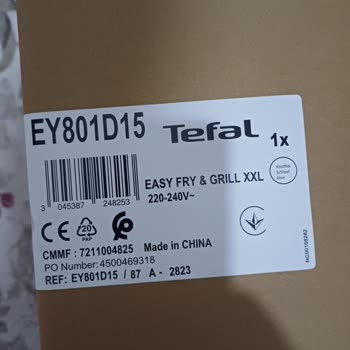 Tefal Ev Aletleri Gösterge Problemi