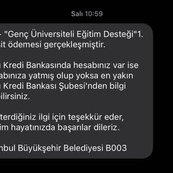 İBB - İstanbul Büyükşehir Belediyesi Burs Ödemesi Hesabımda Görünmüyor