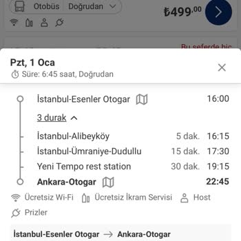 Kamil Koç Müşterisini Almadan Gitti