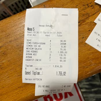 Büyük Erzurum Sofrasında Hava Parası Alınıyor