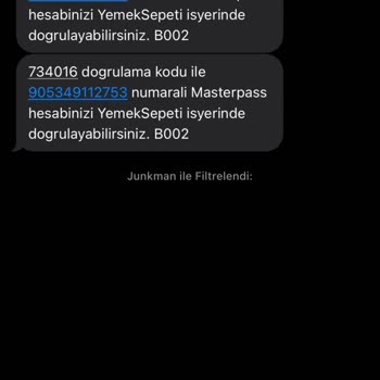 Yemeksepeti Cepşifre İle İşlem Yapmadığım Halde Geliyor