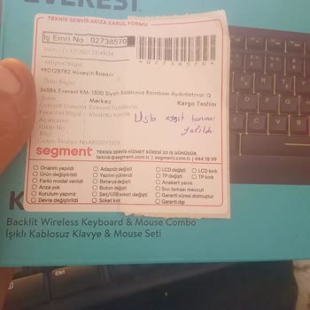 Segment Bilgisayar Ve Müşteri Hizmetleri