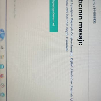 Shopier Dijital Ürün (PDF) Teslim Edilmedi