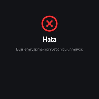 Papara Bu İşlemi Yapman İçin Yetkin Bulunmuyor Diyor