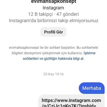 EvimAhsap (Hüseyin Karaca) Instagram ''evimahsapkonsept'' Ödemeyi Aldı, Mobilyayı Göndermiyor