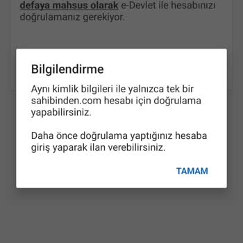Sahibinden 2 Aydır Arabamı İlana Koyamıyorum