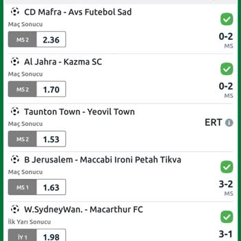 Bilyoner Ertelenen Maç Kuponu Tuttu