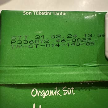 İçim Organik Süt'ün İçerisinden Beyaz Parçalar Çıktı