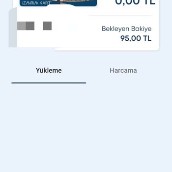 İzmir Kart Bakiye Yatmama Sorunu